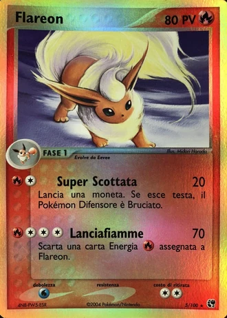 Flareon #5 — EX Tempesta di Sabbia