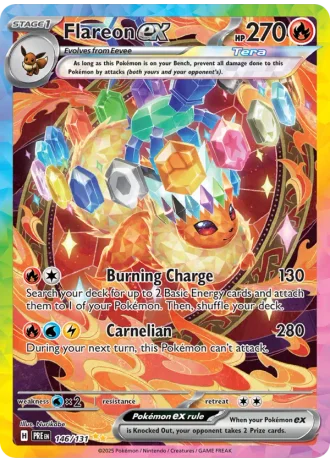 Flareon ex #146 — Prismatic Evolutions