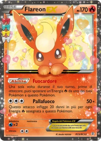 Flareon EX RC6/32 — Radiant Collection (Generazioni)