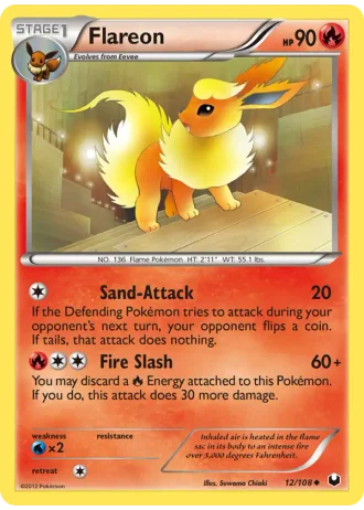 Flareon (Regional Championships 2012-13) #12/108 — Dark Explorers