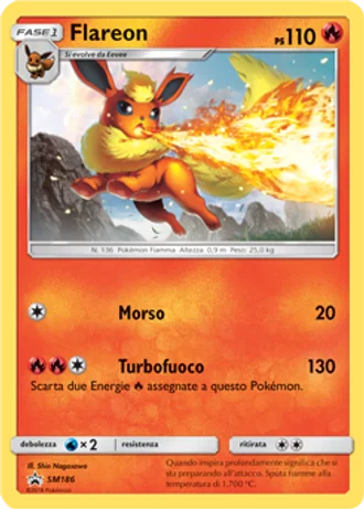 Flareon SM186 — Sole e Luna Promos