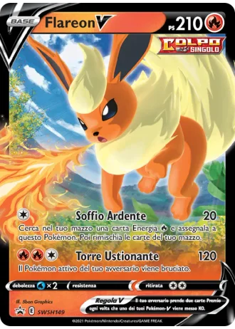 Flareon V SWSH149 — Spada e Scudo Promos
