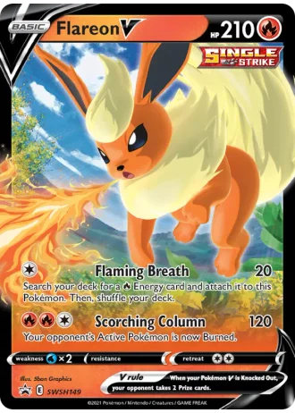 Flareon V SWSH149 — Sword & Shield Promos
