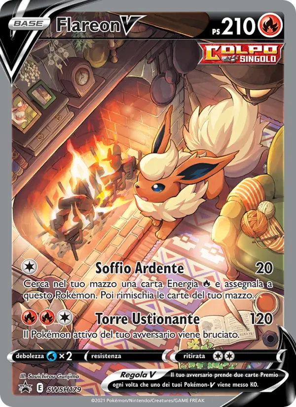 Flareon V SWSH179 — Spada e Scudo Promos