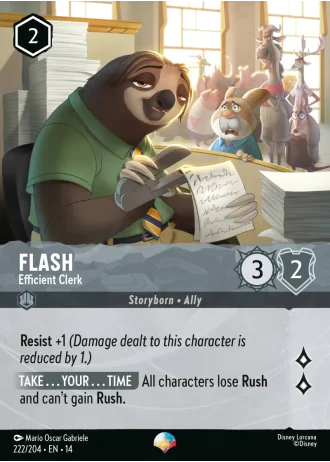 Flash - Efficient Clerk #222/257 — Hyperia City