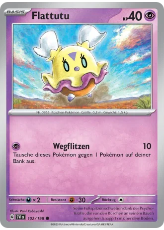 Flattutu #102/198 — Karmesin & Purpur