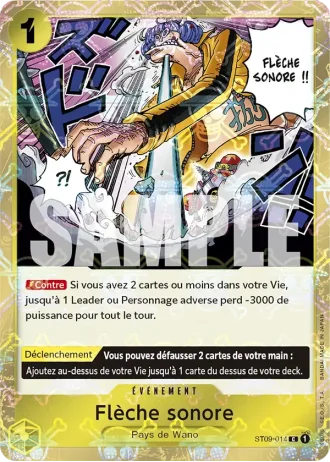 Flèche sonore (ST09-014) (Jolly Roger Foil) — ONE PIECE CARD THE BEST (PRB01)
