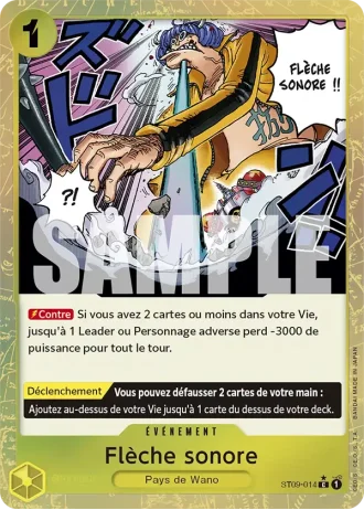 Flèche sonore (ST09-014) (Reprint) — ONE PIECE CARD THE BEST (PRB01)