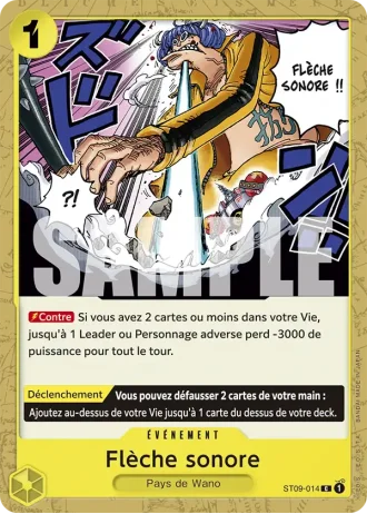 Flèche sonore (ST09-014) (Textured Foil) — ONE PIECE CARD THE BEST (PRB01)