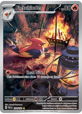 Fletchinder #199/193 — Paldea Evolved