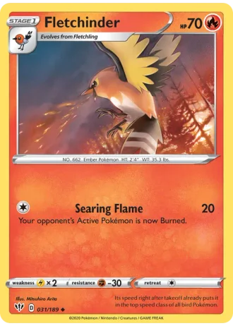 Fletchinder #31/189 — Darkness Ablaze