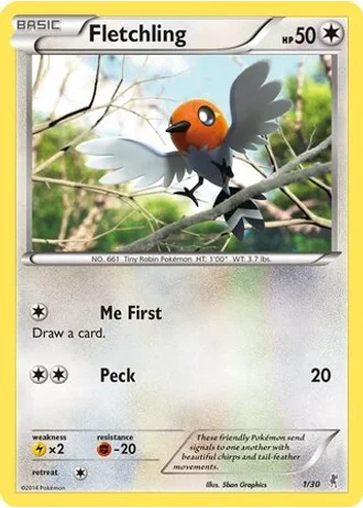 Fletchling #1 — XY trainer Kit (Bisharp)