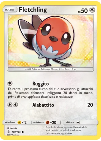 Fletchling #109/145 — Guardiani Nascenti