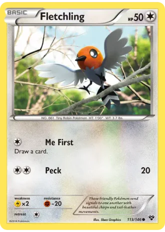 Fletchling #113/146 — XY