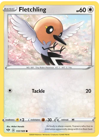 Fletchling #151/189 — Darkness Ablaze