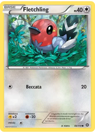 Fletchling #94/114 — Vapori Accesi