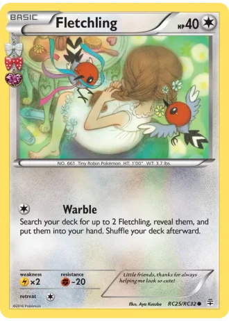 Fletchling RC25/32 — Radiant Collection (Generations)