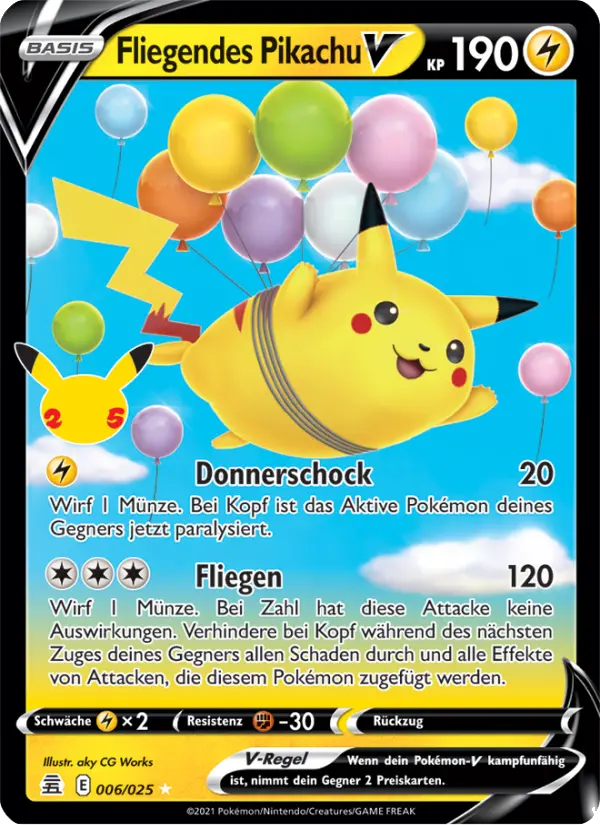 Fliegendes Pikachu V #6 — Celebrations