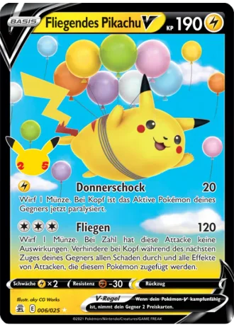 Fliegendes Pikachu V #6 — Celebrations