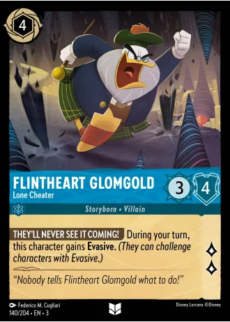 Flintheart Glomgold - Lone Cheater #140/204 — Into the Inklands