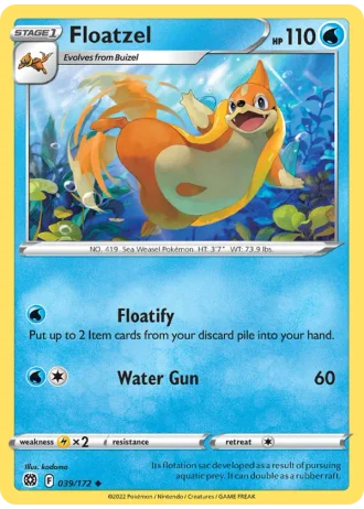 Floatzel #039 — Brilliant Stars