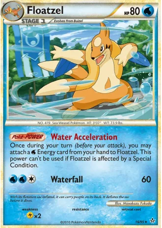 Floatzel #16/95 — Unleashed