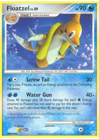 Floatzel #26 — Diamond & Pearl