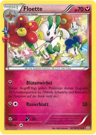 Floette RC18/32 — Radiant Collection (Generationen)