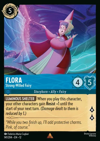 Flora - Strong-Willed Fairy #141/257 — Wilds Unknown