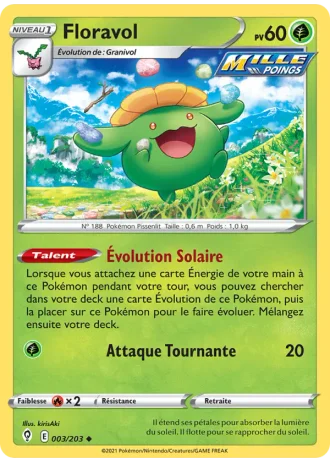 Floravol #3/203 — Évolution Céleste
