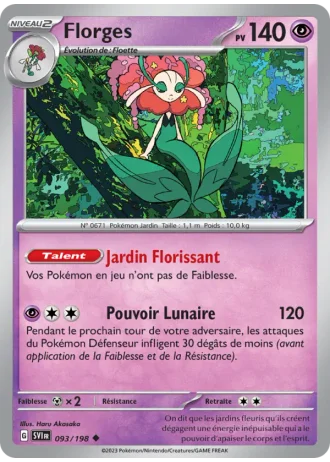 Florges #093 — Écarlate et Violet