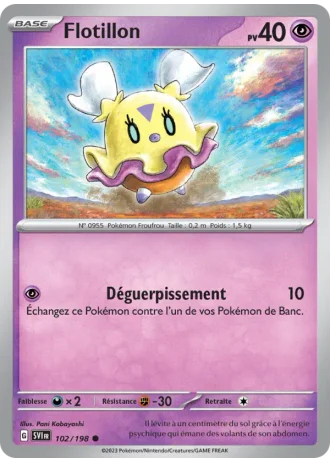 Flotillon #102/198 — Écarlate et Violet