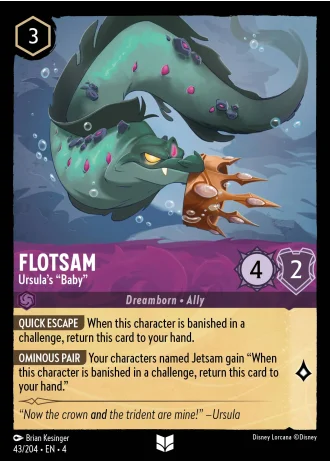 Flotsam - Ursula's "Baby" #43/204 — Ursula's Return