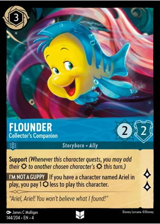 Flounder - Collector's Companion #144/204 — Ursula's Return