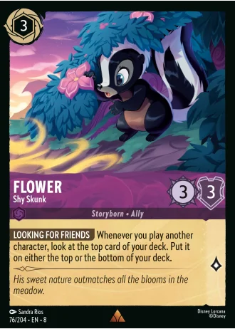Flower - Shy Skunk #76/204 — Reign of Jafar