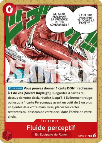 Fluide perceptif (OP12-017) — l'Héritage du Maître (OP12)