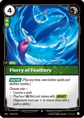 Flurry of Feathers #044/219 — Unleashed