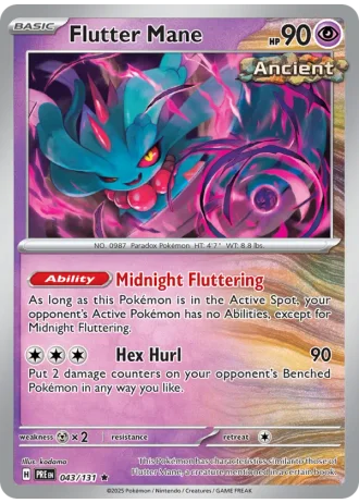 Flutter Mane #043/131 — Prismatic Evolutions