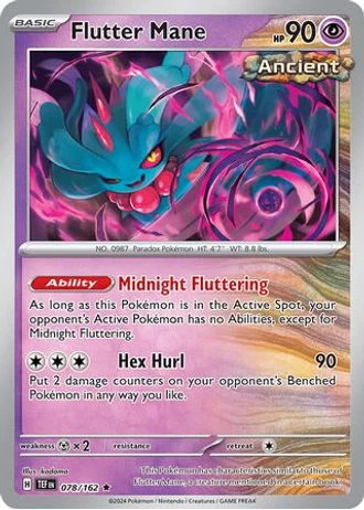 Flutter Mane #078/162 — Trick or Trade 2024