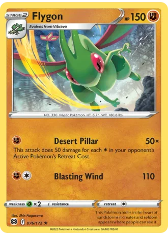 Flygon #076/172 — Brilliant Stars