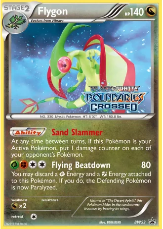 Flygon BW53 — Black & White Promos