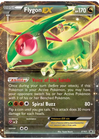 Flygon EX XY61 — XY Promos