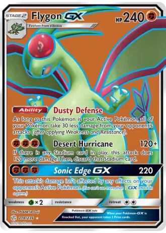Flygon GX #218/236 — Cosmic Eclipse