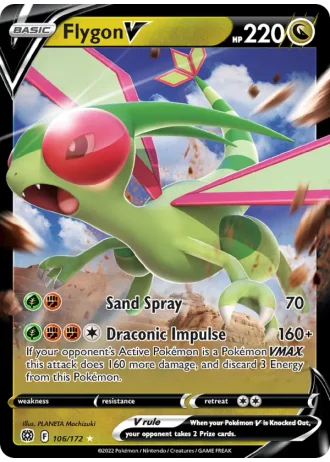 Flygon V #106/172 — Brilliant Stars