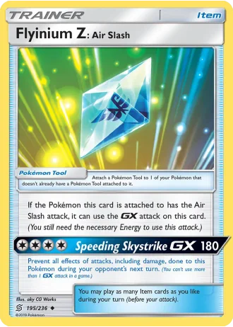 Flyinium Z: Air Slash #195/236 — Unified Minds