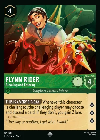 Flynn Rider - Breaking and Entering #102/204 — Reign of Jafar