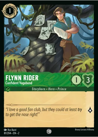 Flynn Rider - Confident Vagabond #81/204 — Rise of the Floodborn