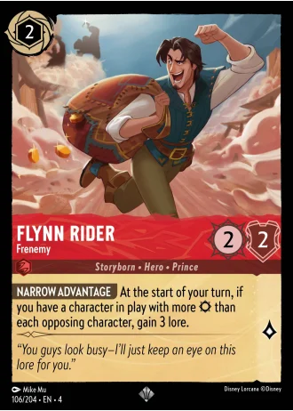 Flynn Rider - Frenemy #106/204 — Ursula's Return