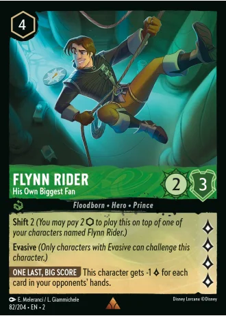 Flynn Rider - His Own Biggest Fan #82/204 — Rise of the Floodborn