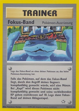 Focus Band* (1. Edition) #86/111 — Neo Genesis (1. Edition)